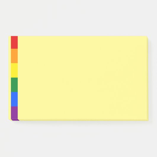 Notes post-it de la fierté arc-en-ciel (Devant)