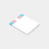 Notes post-it de la fierté transgenre (Incliné)