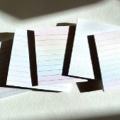 Notes post-it de la grille de points arc-en-ciel