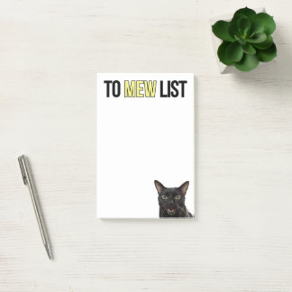 Notes post-it de la liste MEW