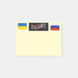 Notes post-it de la paix