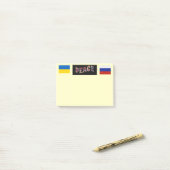 Notes post-it de la paix (Sur un bureau)