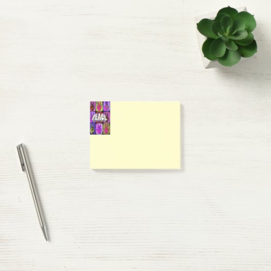 Notes post-it de la paix (Bureau)
