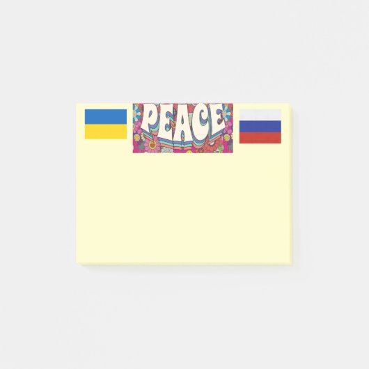 Notes post-it de la paix (Devant)