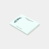 Notes post-IT de la Personnaliser verte de l'eucal (Incliné)