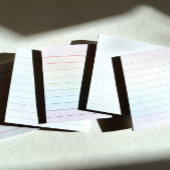 Notes post-it de la règle de point Rainbow