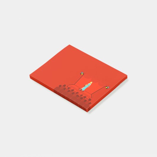 Notes post-it de la remise de prix Retro (Incliné)