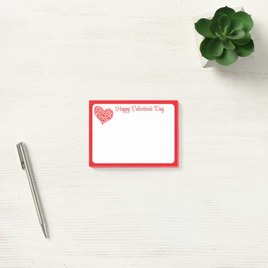 notes post-it de la Saint-Valentin (Bureau)