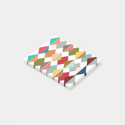 Notes post-it de la surface composée de diamants (Incliné)