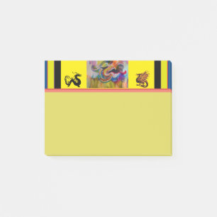 Notes post-it de la tête de dragon
