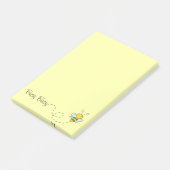 Notes post-it® de l'abeille occupée 4 x 6 (Incliné)