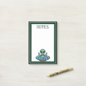 Notes post-it de l'Alien spatial (Sur un bureau)