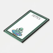 Notes post-it de l'Alien spatial (Incliné)