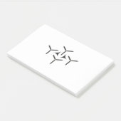 Notes post-it de lame gothique (Incliné)