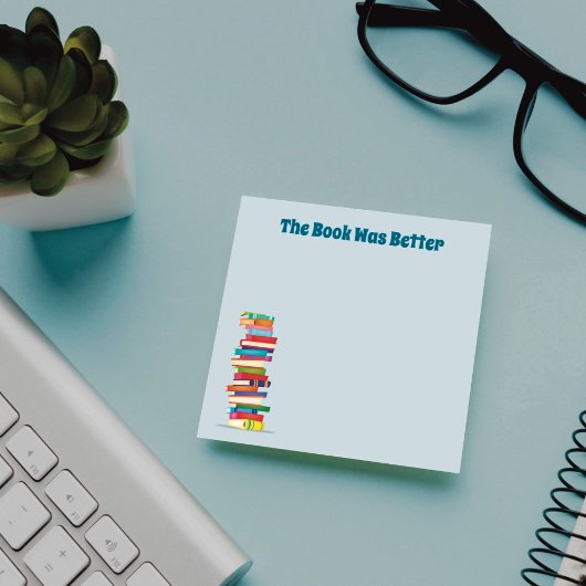 Notes post-it de l'amour du livre