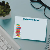 Notes post-it de l'amour du livre