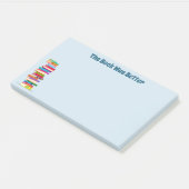 Notes post-it de l'amour du livre (Incliné)