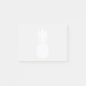 Notes post-it de l'ananas blanc (Devant)