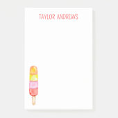 Notes post-it de l'application Watercolor (Devant)