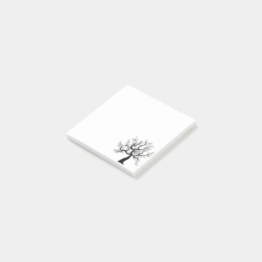 Notes Post-it® de l'arbre d'art (Incliné)
