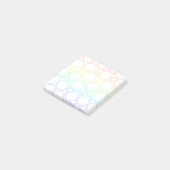 Notes post-it de l'arc-en-ciel avec point de Polka (Incliné)