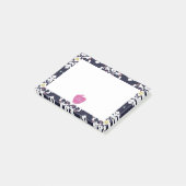 Notes Post-it® de l'enseignant de l'Ikat à la pomm (Incliné)