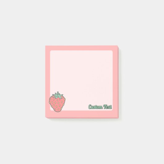 Notes post-it de l'icône fraise (Devant)