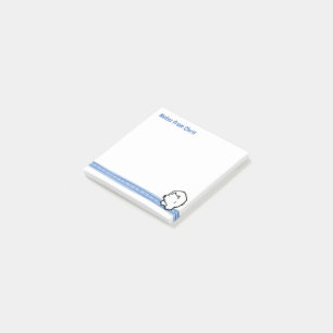 Notes post-it de l'ours polaire sauvage