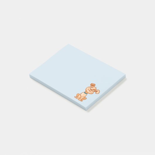 Notes Post-it® de mignon Doggie 4 x 3 (Incliné)