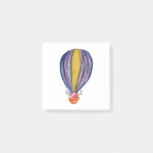 Notes post-it de montgolfière