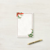 Notes post-it de Noël (Sur un bureau)