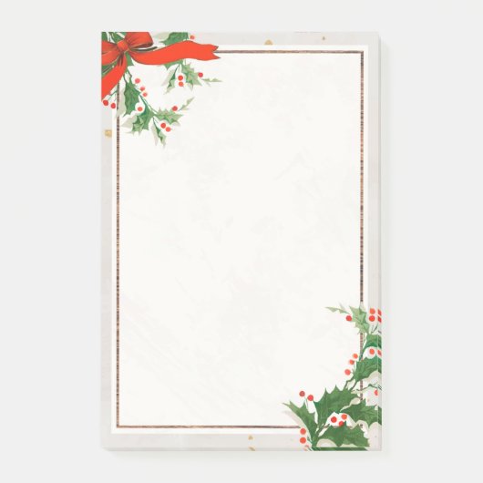 Notes post-it de Noël (Devant)