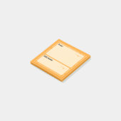 Notes post-it de prière (orange) (Incliné)