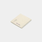 Notes Post-It de prise de notes personnalisées (Incliné)
