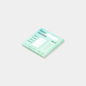 Notes Post-It® de suivi des abonnés sur les médias (Incliné)