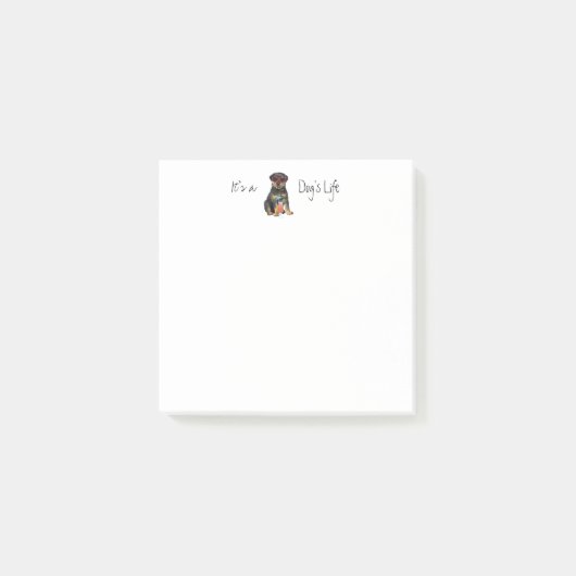 Notes post-it de Summer Rottweiler (Devant)