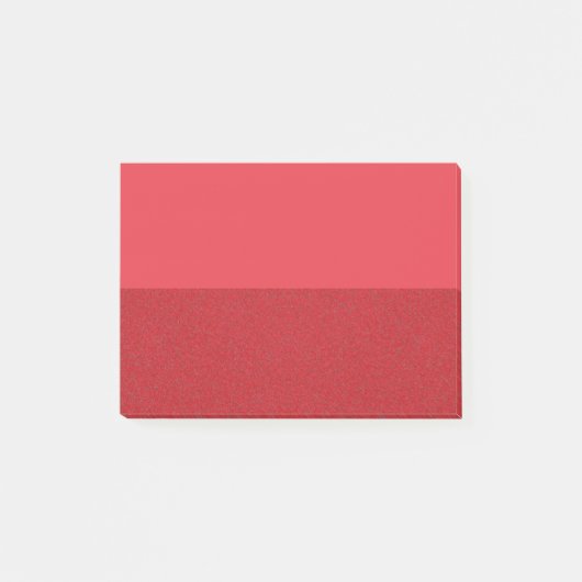 Notes post-it® de tomate rouge à deux tons (Devant)