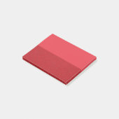 Notes post-it® de tomate rouge à deux tons (Incliné)