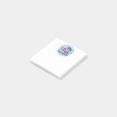 Notes post-it de Unicorn en flammes - Rainbow Star (Incliné)