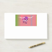 notes post-it de vache funky (Sur un bureau)