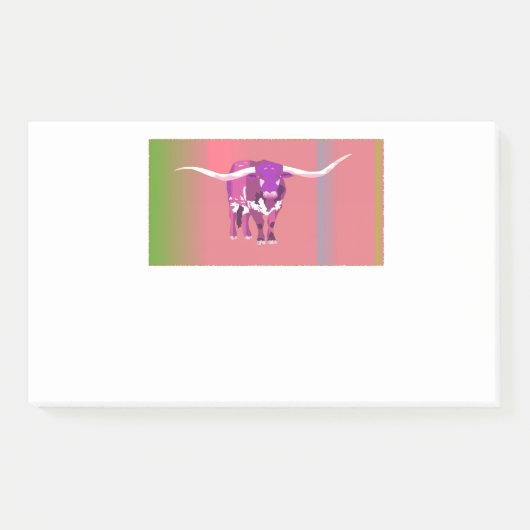 notes post-it de vache funky (Devant)