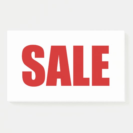 NOTES POST-IT DE VENTE (Devant)