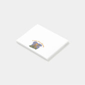 Notes post-it de Woodland Fox Kid (Incliné)