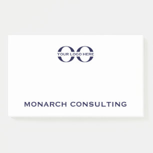 Notes post-it d'entreprise avec logo