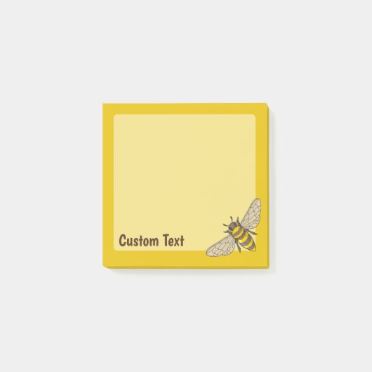Notes post-it des abeilles (Devant)