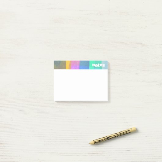 Notes post-it des calques peints (Sur un bureau)