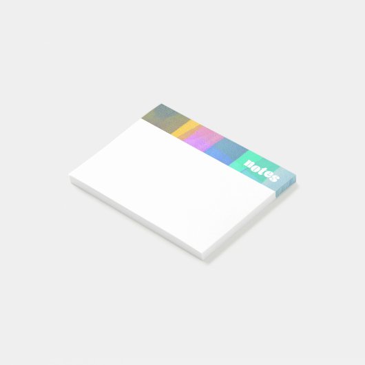 Notes post-it des calques peints (Incliné)