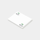 Notes post-it des cloches en argent (Incliné)