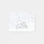 Notes post-it des courriers d'hiver KiniArt (Devant)