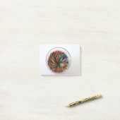 Notes post-it® des cure-dents colorés (Sur un bureau)